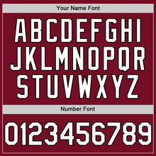 Charger l'image dans la galerie, Custom Crimson White-Black Authentic Sleeveless Baseball Jersey