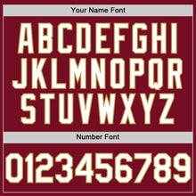 Charger l'image dans la galerie, Custom Crimson White-Old Gold Authentic Sleeveless Baseball Jersey