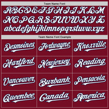 Laden Sie das Bild in den Galerie-Viewer, Custom Crimson White-Navy Authentic Sleeveless Baseball Jersey