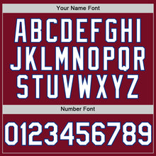 Charger l'image dans la galerie, Custom Crimson White-Royal Authentic Sleeveless Baseball Jersey