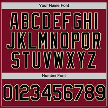 Charger l'image dans la galerie, Custom Crimson Black-Cream Authentic Sleeveless Baseball Jersey