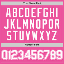 Charger l'image dans la galerie, Custom Pink White Authentic Sleeveless Baseball Jersey