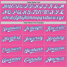 Charger l'image dans la galerie, Custom Pink White-Royal Authentic Sleeveless Baseball Jersey