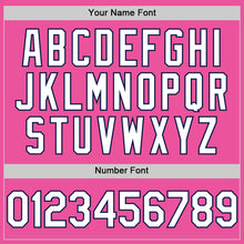 Charger l'image dans la galerie, Custom Pink White-Navy Authentic Sleeveless Baseball Jersey