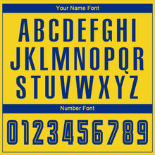 Charger l'image dans la galerie, Custom Gold Royal Sublimation Fade Fashion Soccer Uniform Jersey