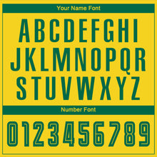 Charger l'image dans la galerie, Custom Gold Kelly Green Sublimation Fade Fashion Soccer Uniform Jersey