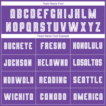 Charger l'image dans la galerie, Custom Purple White-Black Sublimation Fade Fashion Soccer Uniform Jersey