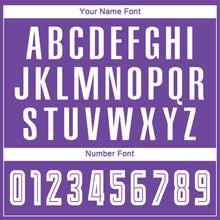 Charger l'image dans la galerie, Custom Purple White-Black Sublimation Fade Fashion Soccer Uniform Jersey