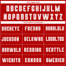 Загрузить изображение в средство просмотра галереи, Custom Red White-Black Sublimation Fade Fashion Soccer Uniform Jersey