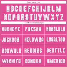 Загрузить изображение в средство просмотра галереи, Custom Pink White-Black Sublimation Fade Fashion Soccer Uniform Jersey