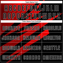 Загрузить изображение в средство просмотра галереи, Custom Red Black-White Sublimation Soccer Uniform Jersey