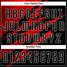 Загрузить изображение в средство просмотра галереи, Custom Red Black-White Sublimation Soccer Uniform Jersey