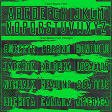 Laden Sie das Bild in den Galerie-Viewer, Custom Black Neon Green Sublimation Soccer Uniform Jersey