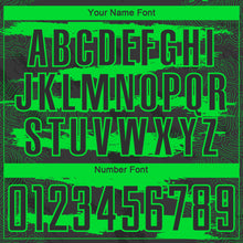 Laden Sie das Bild in den Galerie-Viewer, Custom Black Neon Green Sublimation Soccer Uniform Jersey