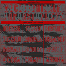 Load image into Gallery viewer, Custom Steel Gray Red Sublimation Soccer Uniform Jersey