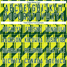 Загрузить изображение в средство просмотра галереи, Custom Green Neon Yellow-White Sublimation Soccer Uniform Jersey