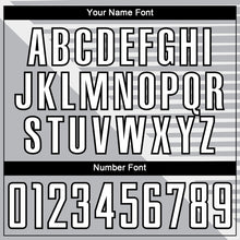 Charger l'image dans la galerie, Custom Gray White-Black Stripes Sublimation Soccer Uniform Jersey