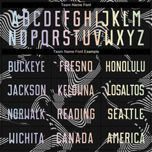 Laden Sie das Bild in den Galerie-Viewer, Custom Black Gradient-Gray Curve Lines Sublimation Soccer Uniform Jersey