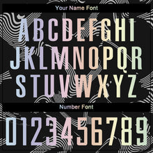 Laden Sie das Bild in den Galerie-Viewer, Custom Black Gradient-Gray Curve Lines Sublimation Soccer Uniform Jersey