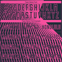 Load image into Gallery viewer, Custom Navy Pink Lines Sublimation Soccer Uniform Jersey