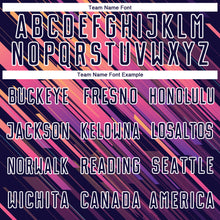 Load image into Gallery viewer, Custom Navy White Lines Sublimation Soccer Uniform Jersey