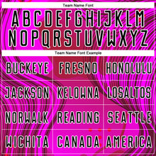 Charger l'image dans la galerie, Custom Hot Pink Black-White Waves Sublimation Soccer Uniform Jersey