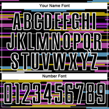 Laden Sie das Bild in den Galerie-Viewer, Custom Black White Lines Sublimation Soccer Uniform Jersey