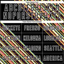 Laden Sie das Bild in den Galerie-Viewer, Custom Black White Lines Sublimation Soccer Uniform Jersey