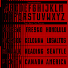 Load image into Gallery viewer, Custom Red Black Lines Sublimation Soccer Uniform Jersey