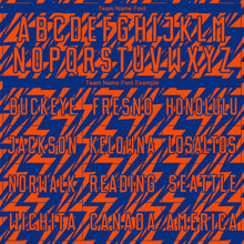 Загрузить изображение в средство просмотра галереи, Custom Orange Royal Lightning Sublimation Soccer Uniform Jersey