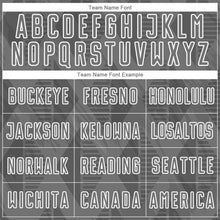 Charger l'image dans la galerie, Custom Gray White Geometric Shapes Sublimation Soccer Uniform Jersey