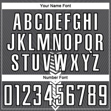 Загрузить изображение в средство просмотра галереи, Custom Steel Gray White-Black Arrow Shapes Sublimation Soccer Uniform Jersey