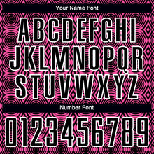 Загрузить изображение в средство просмотра галереи, Custom Pink Black-White Geometric Shapes Sublimation Soccer Uniform Jersey