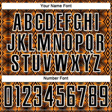 Charger l'image dans la galerie, Custom Orange Black-White Geometric Shapes Sublimation Soccer Uniform Jersey