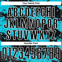 Load image into Gallery viewer, Custom Black Lakes Blue-White Splash Sublimation Soccer Uniform Jersey