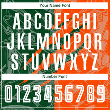 Laden Sie das Bild in den Galerie-Viewer, Custom Graffiti Pattern Green-Orange Scratch Sublimation Soccer Uniform Jersey