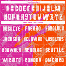 Laden Sie das Bild in den Galerie-Viewer, Custom Graffiti Pattern Deep Pink-Orange Scratch Sublimation Soccer Uniform Jersey