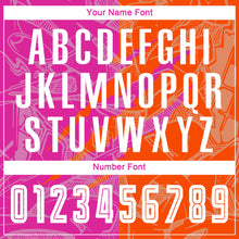 Laden Sie das Bild in den Galerie-Viewer, Custom Graffiti Pattern Deep Pink-Orange Scratch Sublimation Soccer Uniform Jersey