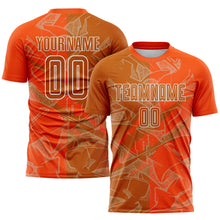 Charger l'image dans la galerie, Custom Graffiti Pattern Texas Orange-Orange Scratch Sublimation Soccer Uniform Jersey
