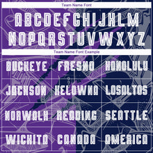 Laden Sie das Bild in den Galerie-Viewer, Custom Graffiti Pattern Purple-Navy Scratch Sublimation Soccer Uniform Jersey