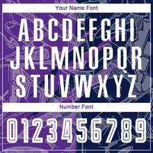 Laden Sie das Bild in den Galerie-Viewer, Custom Graffiti Pattern Purple-Navy Scratch Sublimation Soccer Uniform Jersey