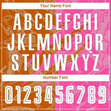 Charger l'image dans la galerie, Custom Graffiti Pattern Texas Orange-Pink Scratch Sublimation Soccer Uniform Jersey
