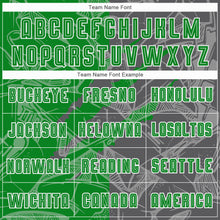 Load image into Gallery viewer, Custom Graffiti Pattern Grass Green-Steel Gray Scratch Sublimation Soccer Uniform Jersey