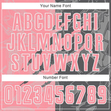 Load image into Gallery viewer, Custom Graffiti Pattern Medium Pink-Steel Gray Scratch Sublimation Soccer Uniform Jersey