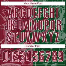 Загрузить изображение в средство просмотра галереи, Custom Graffiti Pattern Crimson-Green Scratch Sublimation Soccer Uniform Jersey