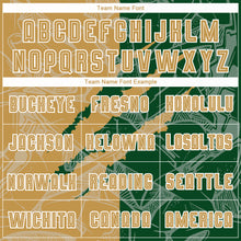 Загрузить изображение в средство просмотра галереи, Custom Graffiti Pattern Old Gold-Green Scratch Sublimation Soccer Uniform Jersey