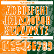 Загрузить изображение в средство просмотра галереи, Custom Graffiti Pattern Bay Orange-Green Scratch Sublimation Soccer Uniform Jersey