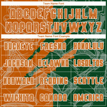 Charger l'image dans la galerie, Custom Graffiti Pattern Texas Orange-Green Scratch Sublimation Soccer Uniform Jersey