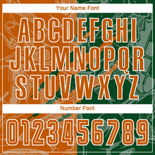 Charger l'image dans la galerie, Custom Graffiti Pattern Texas Orange-Green Scratch Sublimation Soccer Uniform Jersey
