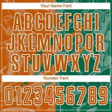 Charger l'image dans la galerie, Custom Graffiti Pattern Texas Orange-Kelly Green Scratch Sublimation Soccer Uniform Jersey